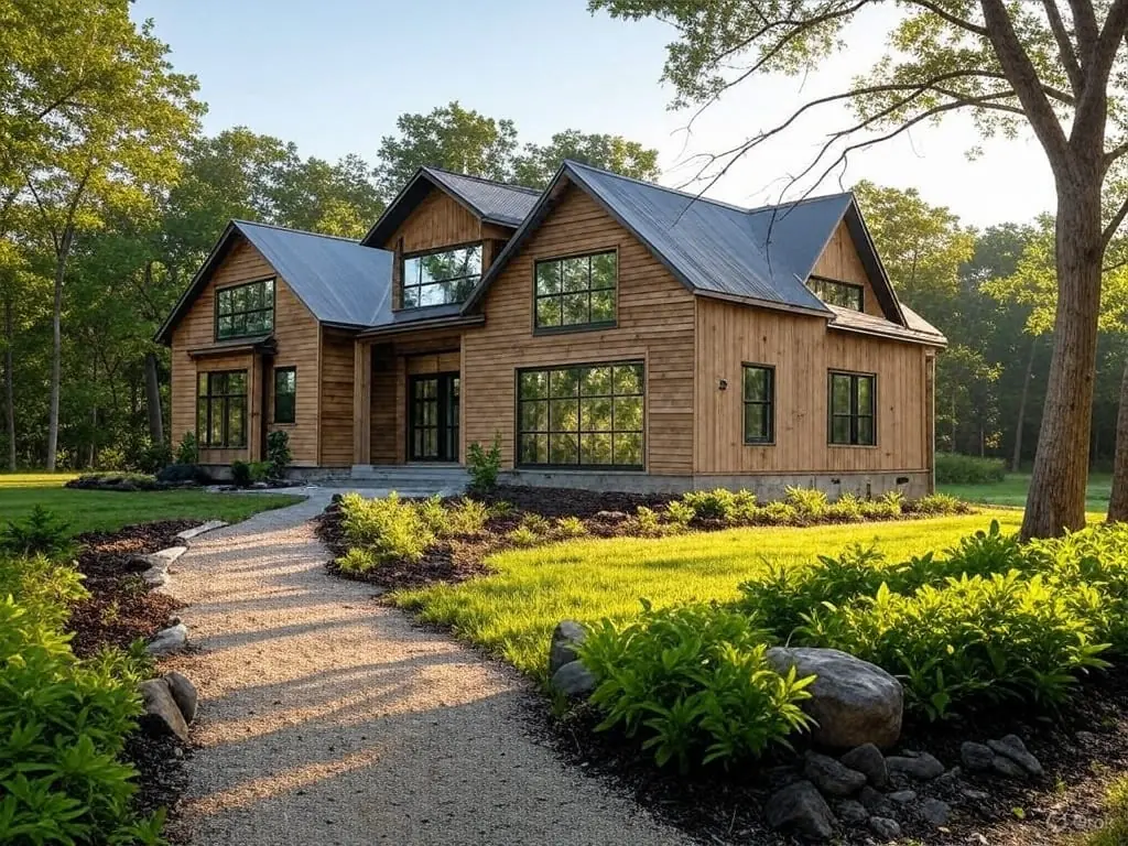 The Pines — house plan rendering