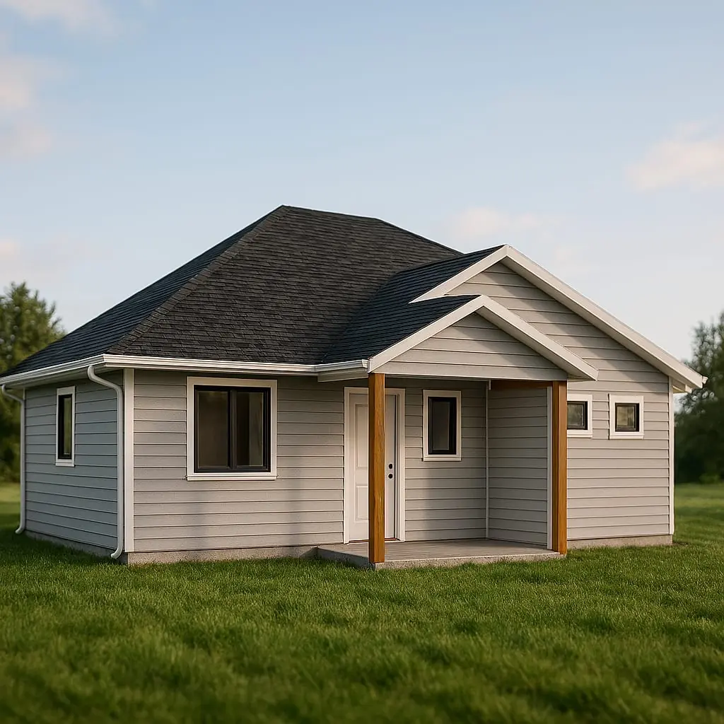 The Rau — bungalow plan rendering